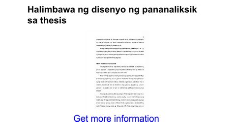 (DOC) Mga halimbawa ng pananaliksik .